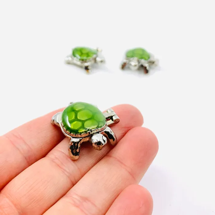 Turtle Wish Box Pocket Charm PT39 GANZ Charm Necklaces