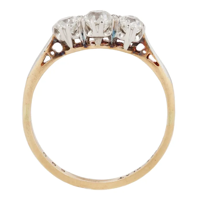 Vintage Trio Diamond Ring Antique Vintage Jewelry Rings