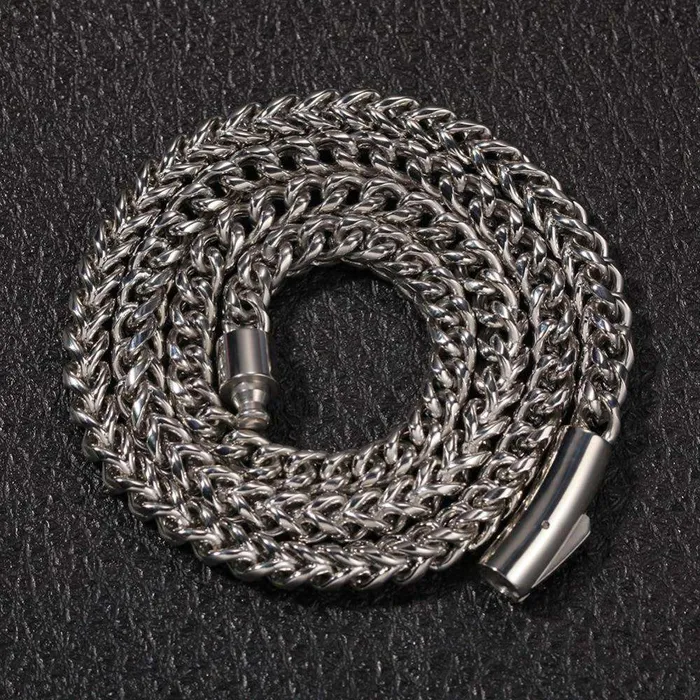 VVS Jewelry Bracelets 316L Stainless Steel Franco Chain Or Bracelet