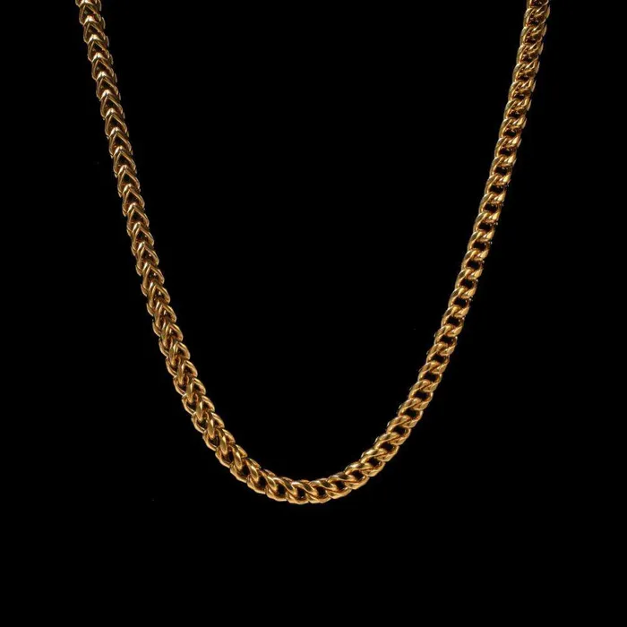 VVS Jewelry Bracelets 316L Stainless Steel Franco Chain Or Bracelet