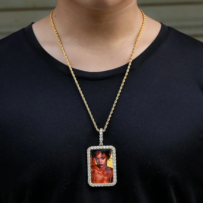 VVS Jewelry Custom Photo Pendant VVS Jewelry Necklaces