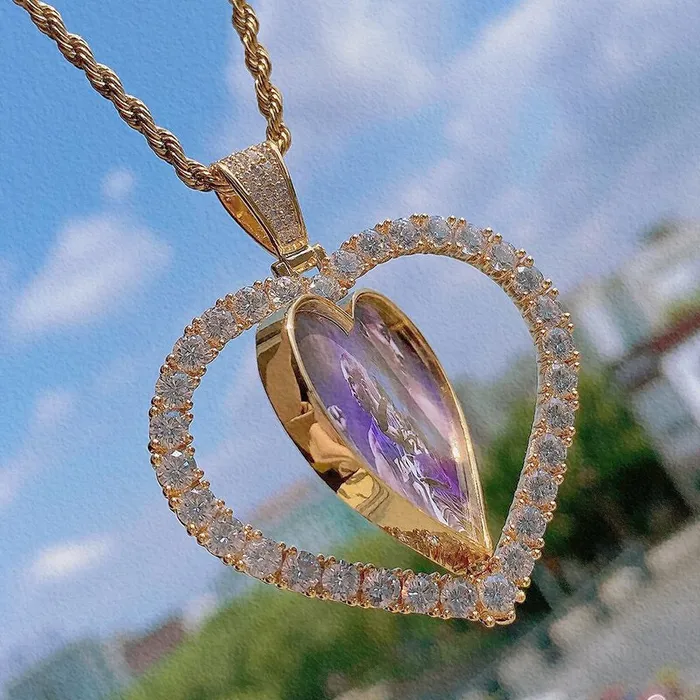 VVS Jewelry Custom Photo Pendant VVS Jewelry Necklaces
