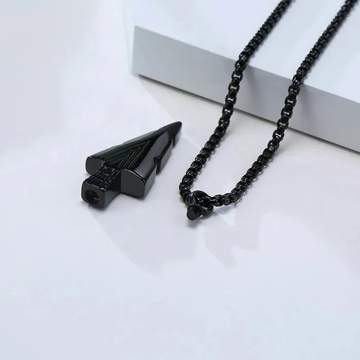 VVS Jewelry Necklaces Stainless steel Arrowhead Urn Necklace