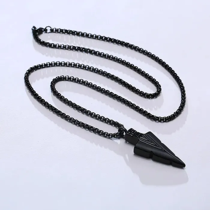 VVS Jewelry Necklaces Stainless steel Arrowhead Urn Necklace