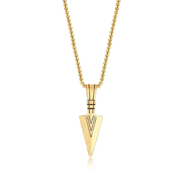 VVS Jewelry Necklaces Stainless steel Arrowhead Urn Necklace