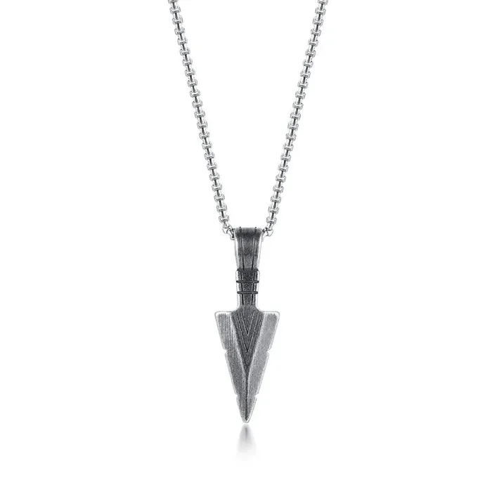 VVS Jewelry Necklaces Stainless steel Arrowhead Urn Necklace
