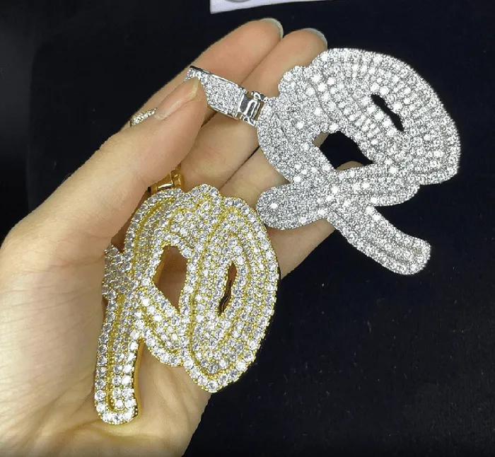 VVS Jewelry Necklaces VVS Jewelry XO Cuban Chain Pendant Necklace