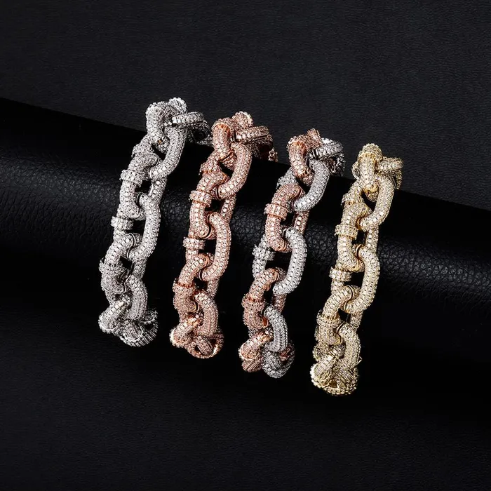 VVS Jewelry VVS Jewelry 17mm Thicc AF Micropave Miami Cuban Bracelet Bracelets