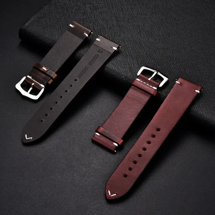 VVS Jewelry Watches Genuine Retro Leather Watch Strap