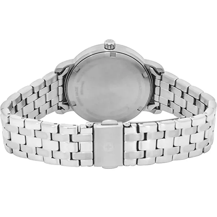 Wenger Bracelets Wenger Womens Watch Urban Donnissima Silver Tone Dial Steel Bracelet 011721109C
