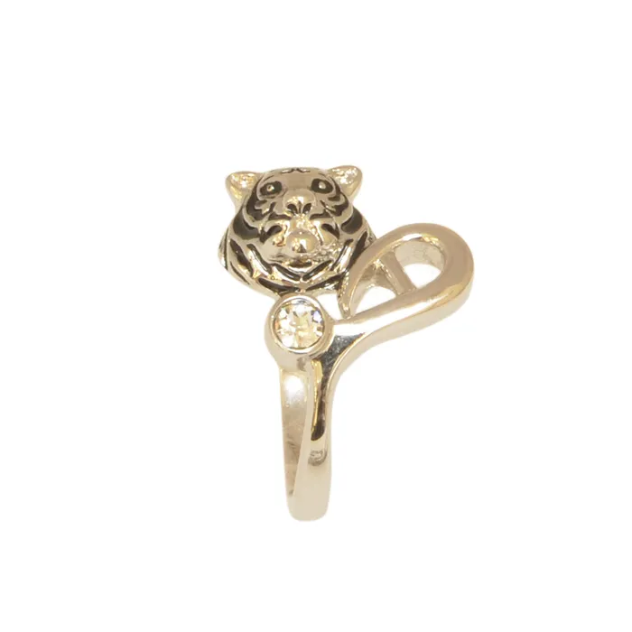 Aigner A Logo Ring With Swarovski Crystals Aigner Rings