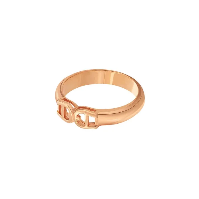 Aigner Rings Aigner Donata Ladies Rose Gold Ring Size 54