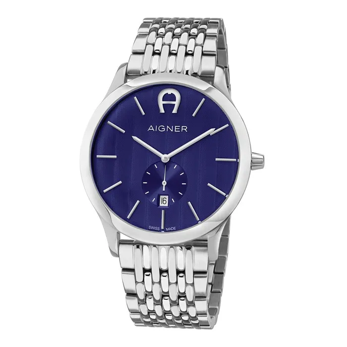Aigner Tre Mens Watch Stainless Steel Case With Blue Dial Aigner Watches