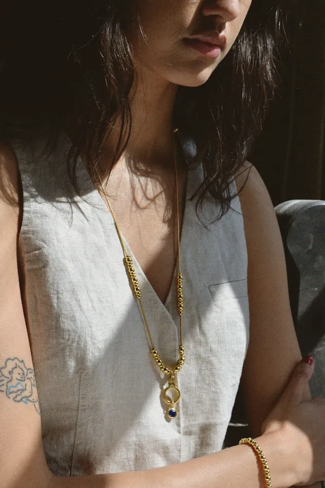 Air Anchor String Me Along Adjustable Necklace Necklaces