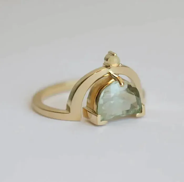 Amethyst Ring Opal Ring Capucinne Rings