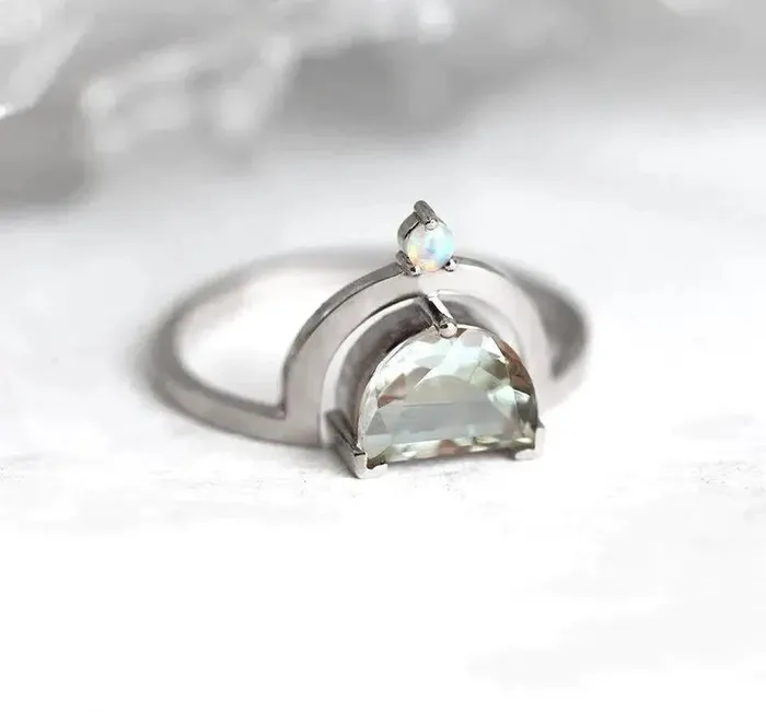 Amethyst Ring Opal Ring Capucinne Rings