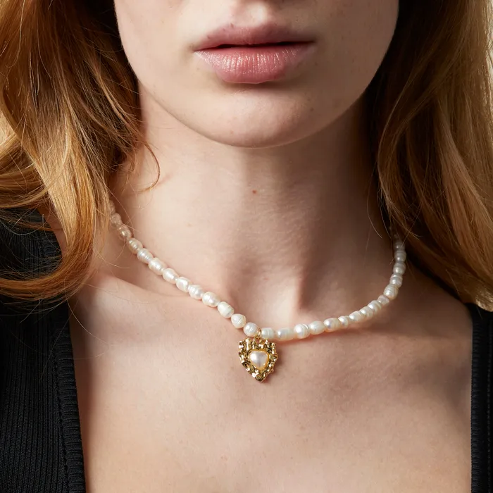 Baroque Pearl Necklace Hearts Valley Jewelry Necklaces
