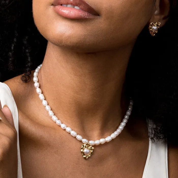 Baroque Pearl Necklace Hearts Valley Jewelry Necklaces