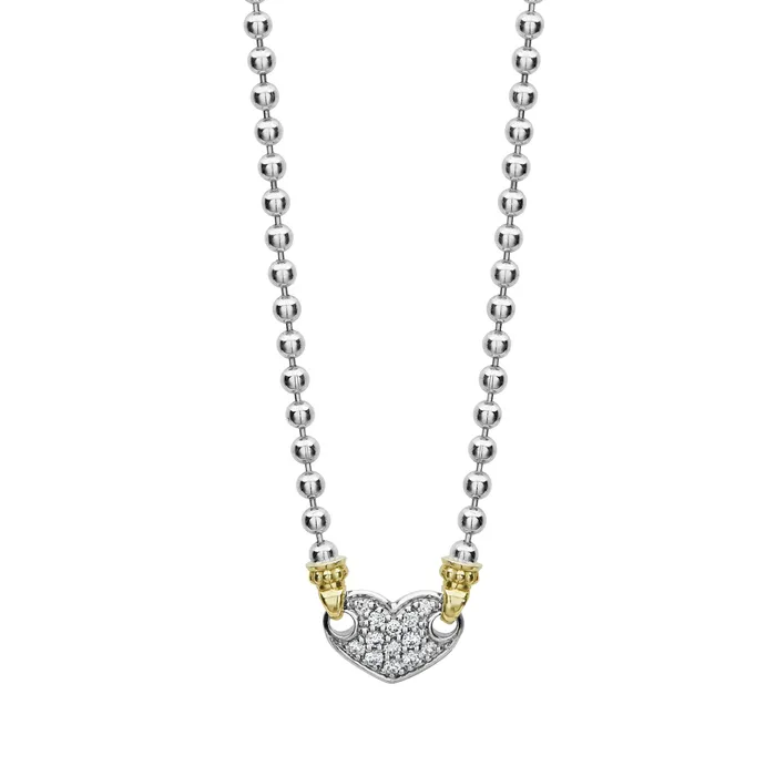 Beloved Diamond Heart Necklace Lagos Necklaces