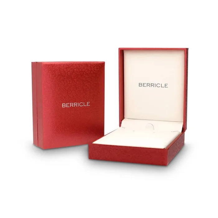 BERRICLE Necklaces Snake CZ Medium Necklace in Sterling Silver