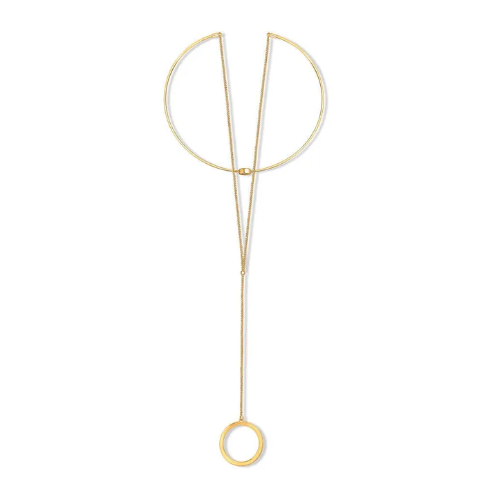 BERRICLE Rings Open Circle Layered Choker