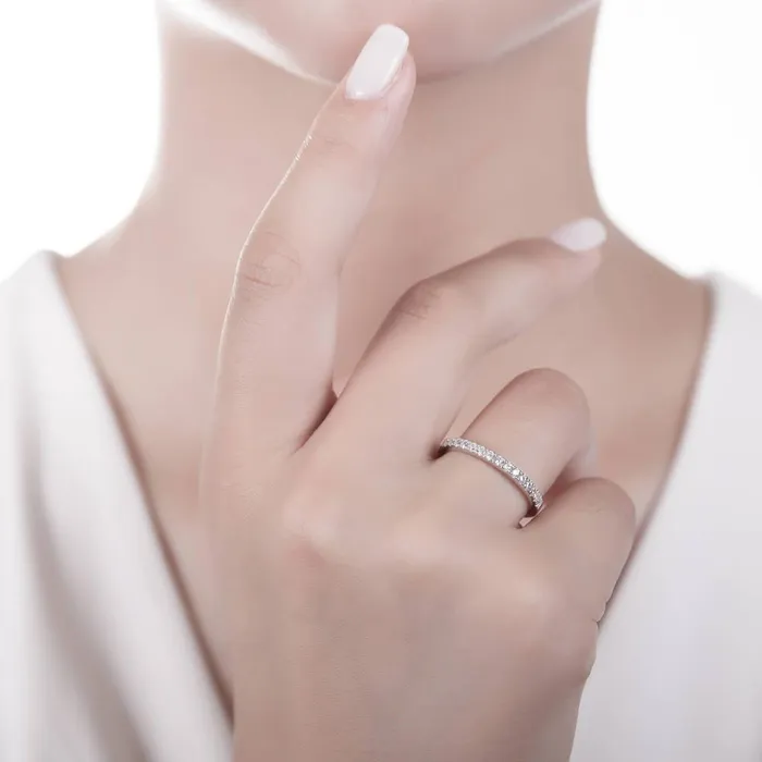 BERRICLE Solitaire Heart 17ct Heart CZ Ring Set in Sterling Silver Rings