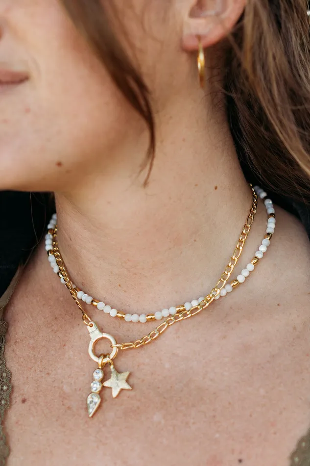 Between Here Gone Necklace with Cuff Keeper Air and Anchor Necklaces