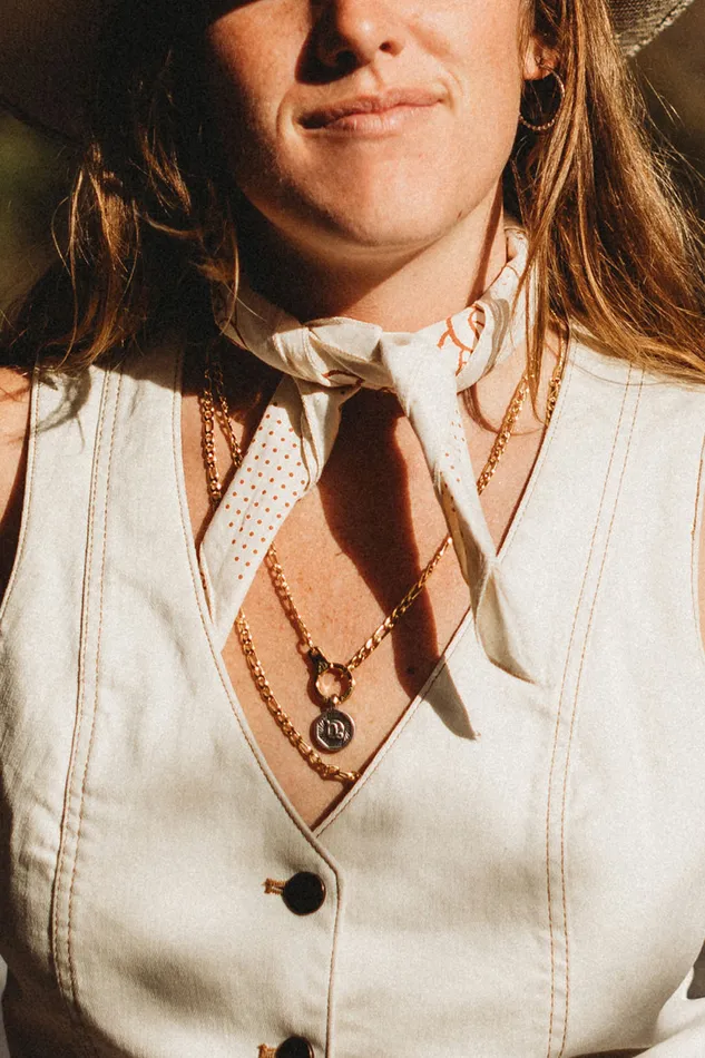 Between Here Gone Necklace with Cuff Keeper Air and Anchor Necklaces