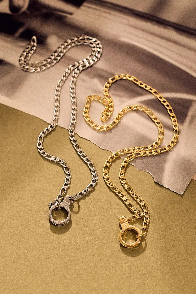 Between Here Gone Necklace with Cuff Keeper Air and Anchor Necklaces
