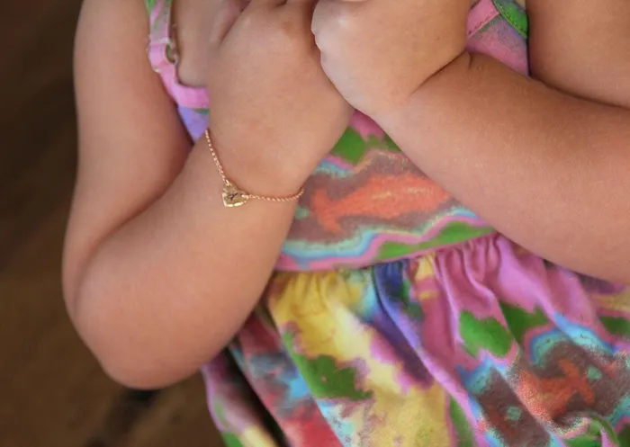Bracelets Capucinne Infant Baby Bracelet Rose Gold Filled Heart Bracelet