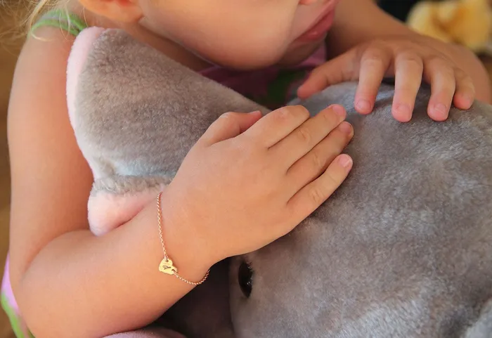 Bracelets Capucinne Infant Baby Bracelet Rose Gold Filled Heart Bracelet
