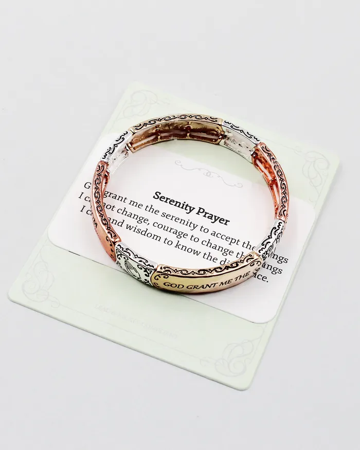 Bracelets check052722 SERENITY PRAYER Stretch Bracelet