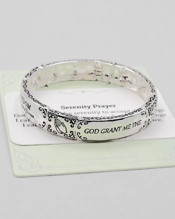 Bracelets check052722 SERENITY PRAYER Stretch Bracelet