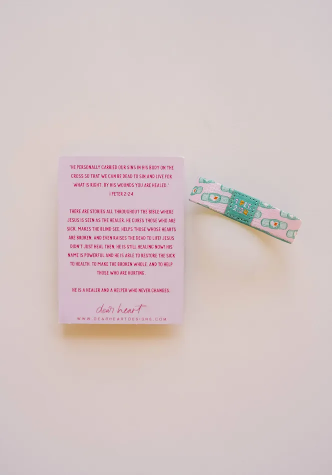 Bracelets Dear Heart Jesus Heals Kids Bracelet