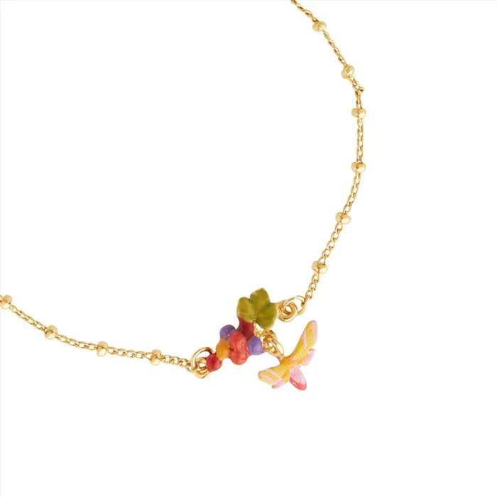 Bracelets Les Nereides Grapes Vine Leaf And Butterfly Fine Bracelet Les Nereides