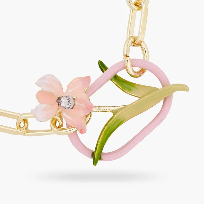 Bracelets Les Nereides Les Nereides Powder Pink Iris Bracelet
