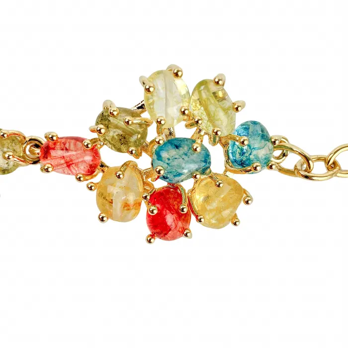 Bracelets Lionette Lionette Hyacinth Flower Bracelet in Garden