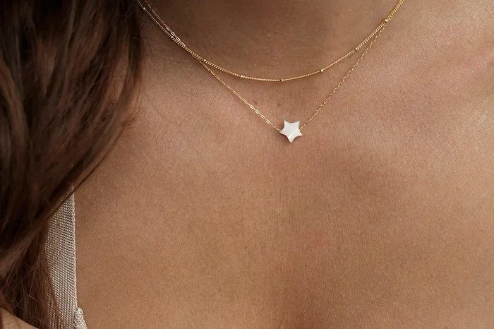 Capucinne Necklaces Noah Star Shaped Pearl Necklace