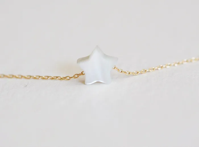 Capucinne Necklaces Noah Star Shaped Pearl Necklace