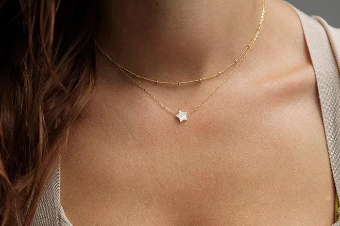 Capucinne Necklaces Noah Star Shaped Pearl Necklace