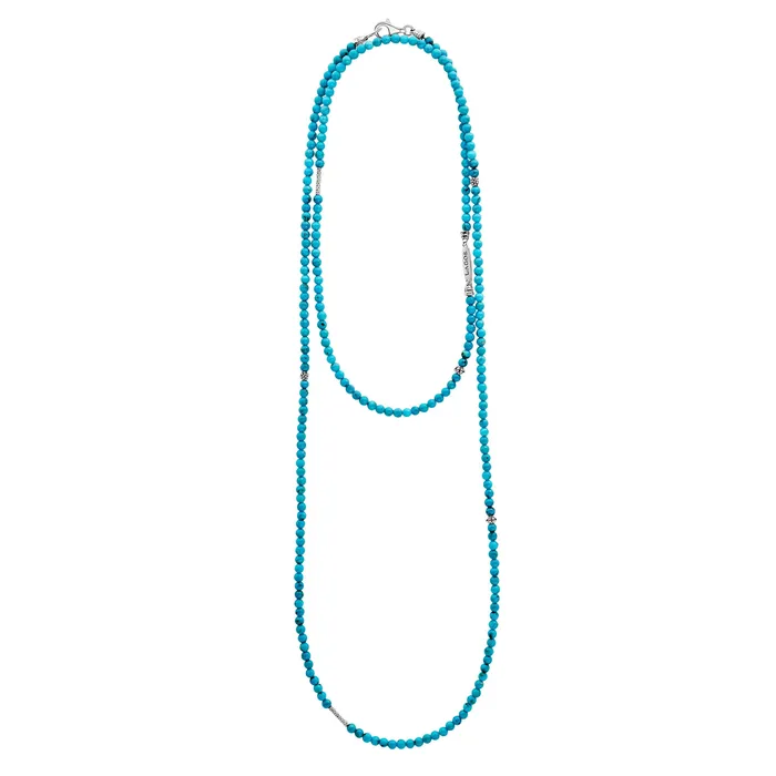 Caviar Icon Turquoise Necklace Lagos Necklaces