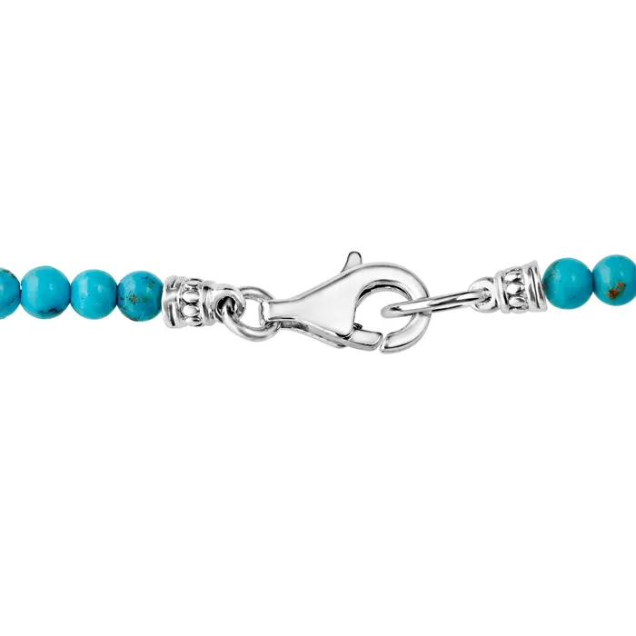 Caviar Icon Turquoise Necklace Lagos Necklaces