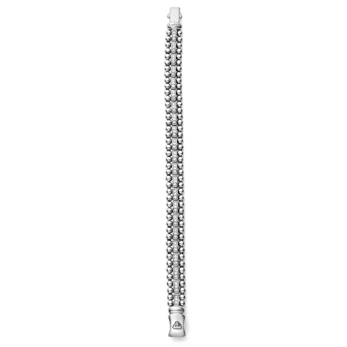 Caviar Spark Diamond Link Bracelet 9mm LAGOS Bracelets