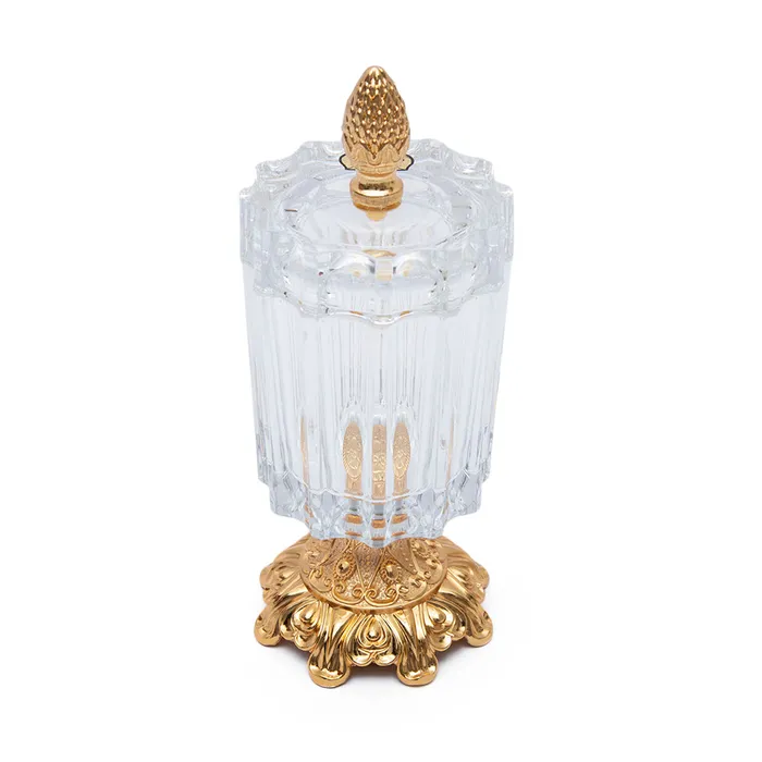 Cristal De Paris PreStyled Sets Cristal De Paris Candybox Facette L Gold Button Gold Metal Leg