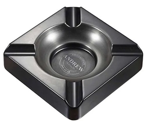 Dropshipped via Social Commerce Network Necklaces Personalized Groomsmen Visol Heavyweight Gunmetal Cigar Ashtray
