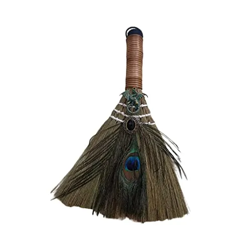 Dropshipped via Social Commerce Network Necklaces TOG Hanging Witch Altar Broom Feather Tree for Wall Halloween BroomsHome Garden Home Decor Decals Stickers Vinyl Art