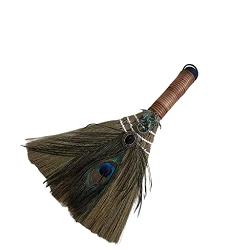 Dropshipped via Social Commerce Network Necklaces TOG Hanging Witch Altar Broom Feather Tree for Wall Halloween BroomsHome Garden Home Decor Decals Stickers Vinyl Art