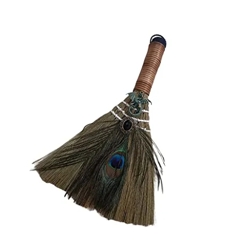 Dropshipped via Social Commerce Network Necklaces TOG Hanging Witch Altar Broom Feather Tree for Wall Halloween BroomsHome Garden Home Decor Decals Stickers Vinyl Art