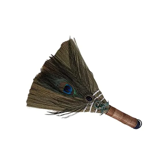 Dropshipped via Social Commerce Network Necklaces TOG Hanging Witch Altar Broom Feather Tree for Wall Halloween BroomsHome Garden Home Decor Decals Stickers Vinyl Art