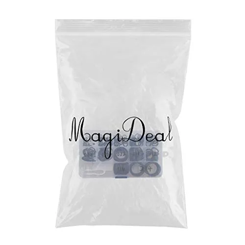 Dropshipped via Social Commerce Network Rings ATORSE ScunaNitrox ORing Kit 12 Sizes 170 Pcs 70 DURO for Dive Tank Valve Hoses
